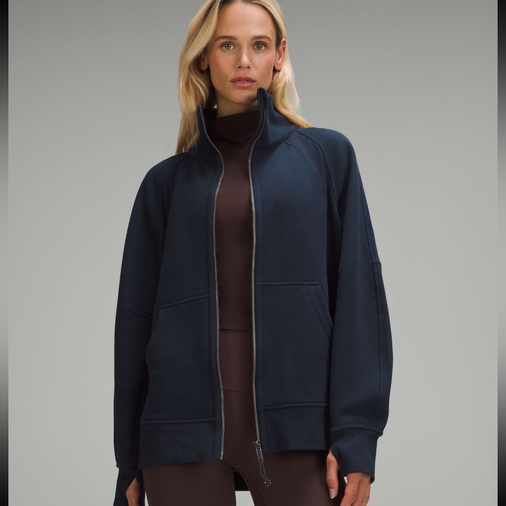 NWT Scuba Oversized Funnel- Neck Full Zip Lululemon